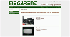 Desktop Screenshot of megarent.com