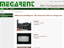 Tablet Screenshot of megarent.com